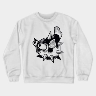 puffer fish Crewneck Sweatshirt